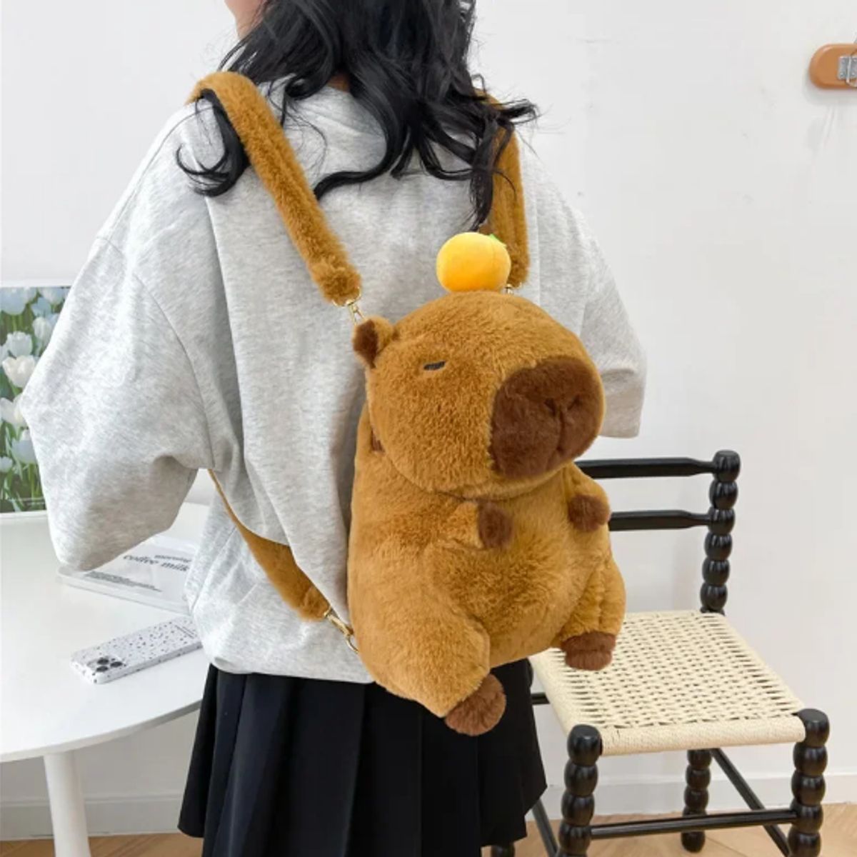 GENERICO - Mochila Capibara De Felpa KW Viral