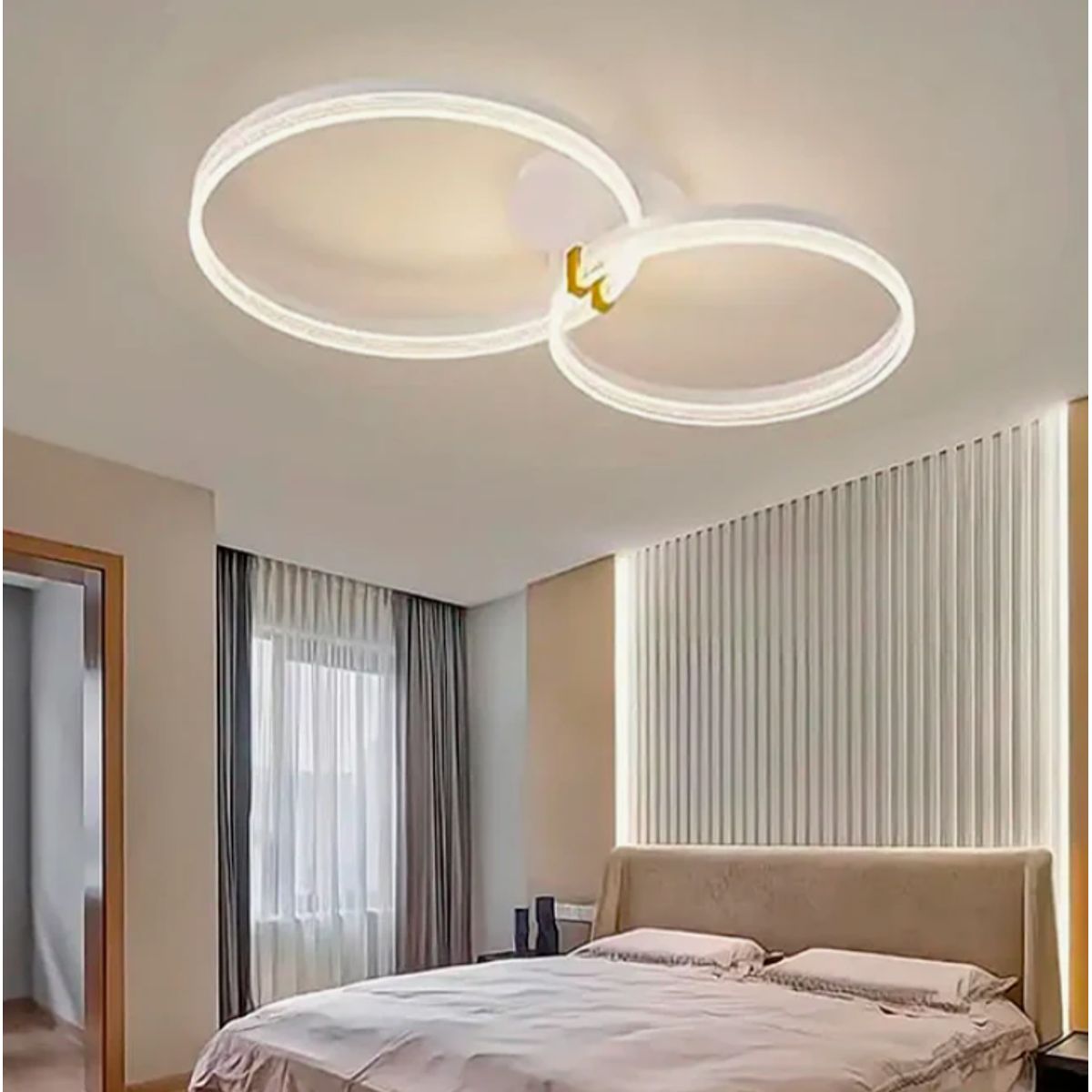 GENERICO - Lámpara de Techo 45W Led 3 en 1 White