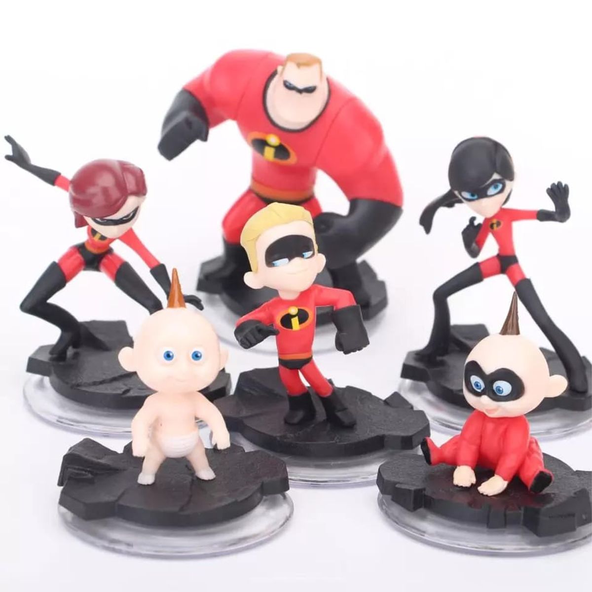 GENERICO - SET DE LOS INCREIBLES - FAMILIA COMPLETA