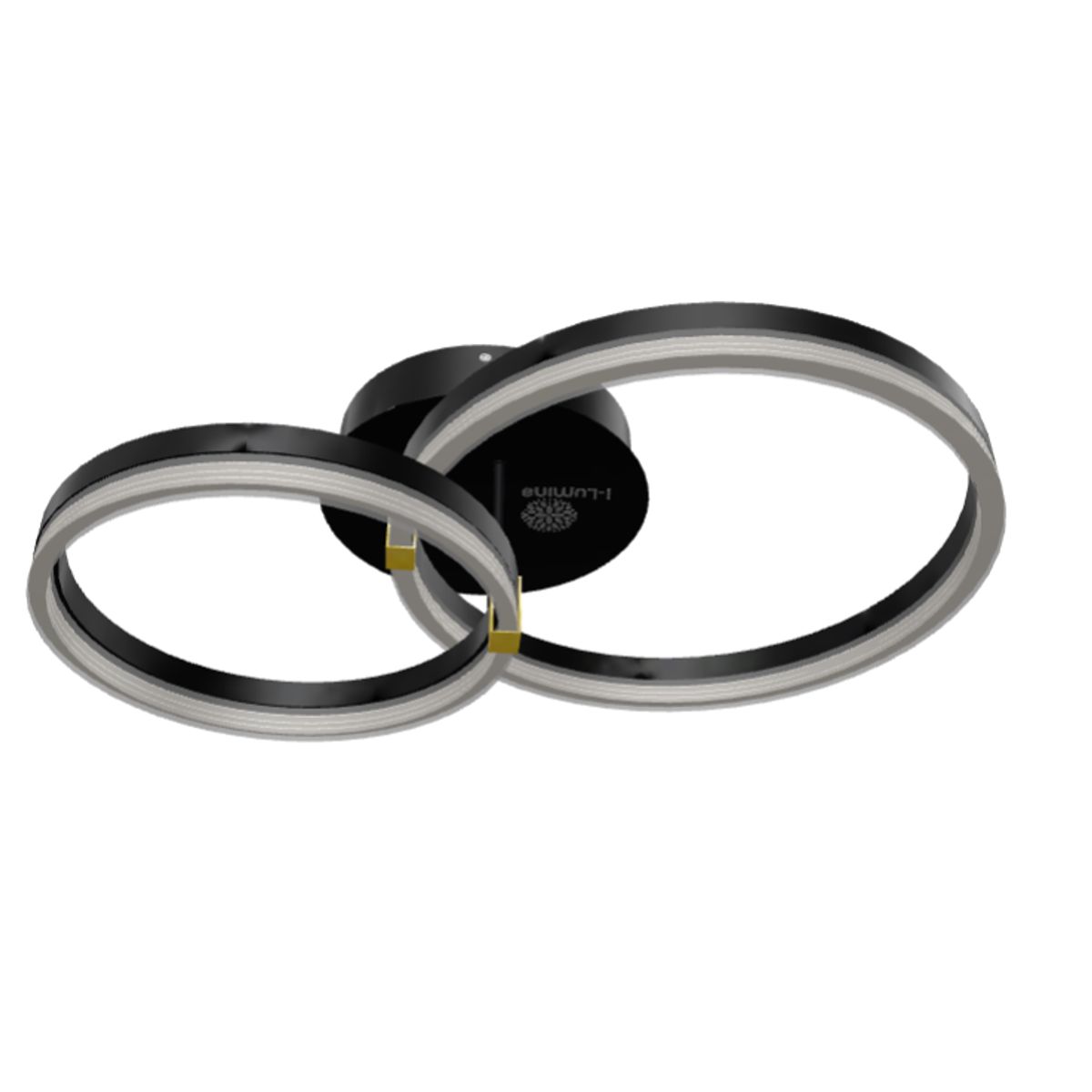 GENERICO - Lámpara de Techo 45W Led 3 en 1 Black