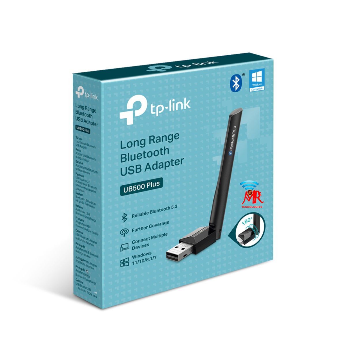 TP LINK - Tp-link Ub500 Plus Adaptador Bluetooth 5.3 Usb Color Negro