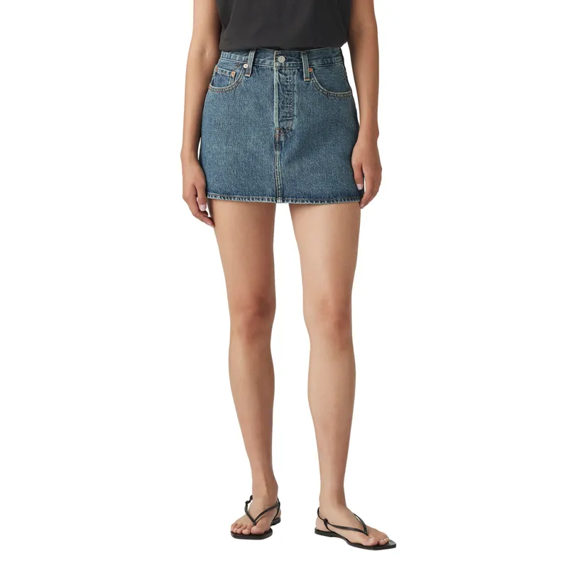LEVIS - Falda Mujer Icon Skirt Azul Levis