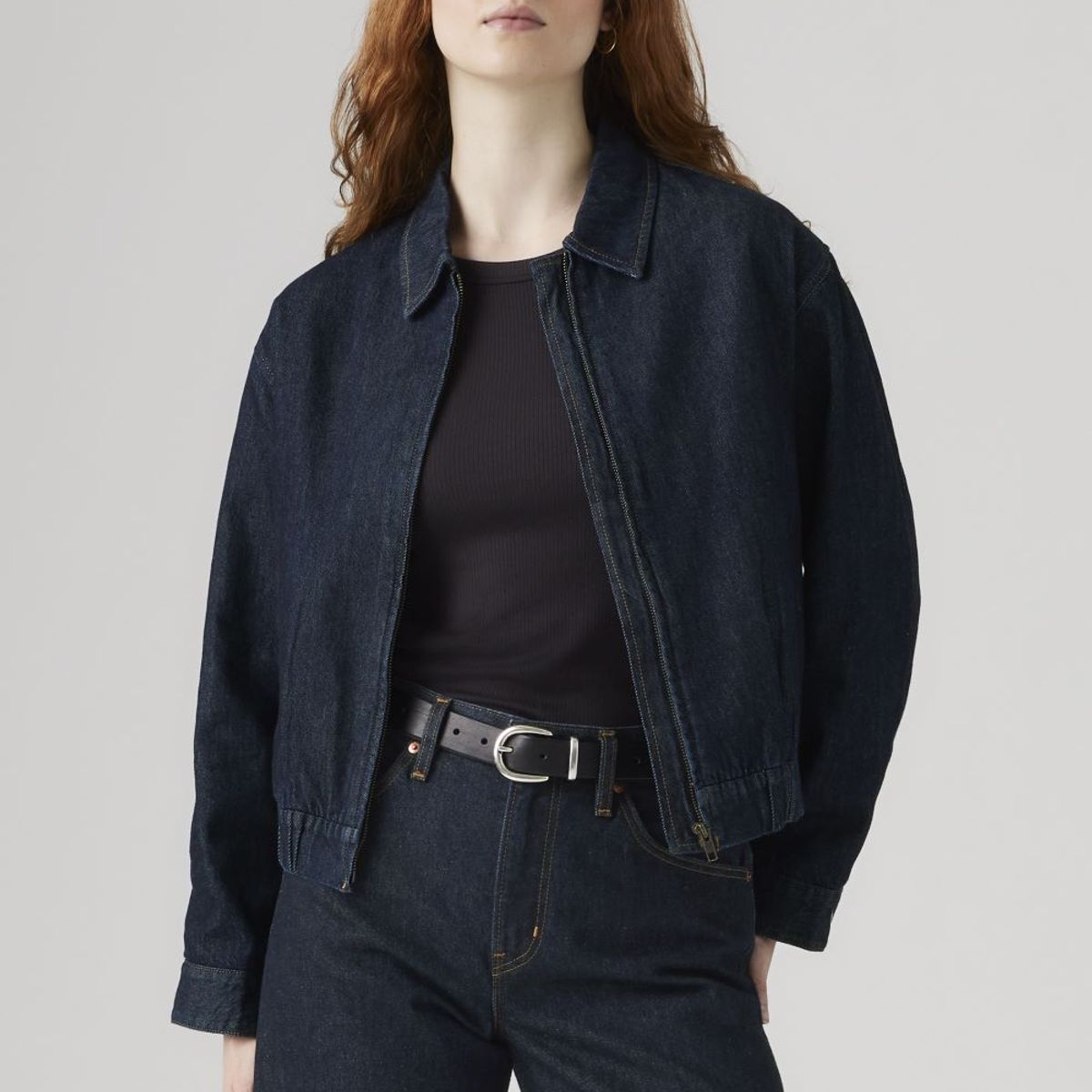 LEVIS - Casaca Mujer Ivy League Dad Jacket Azul Levis