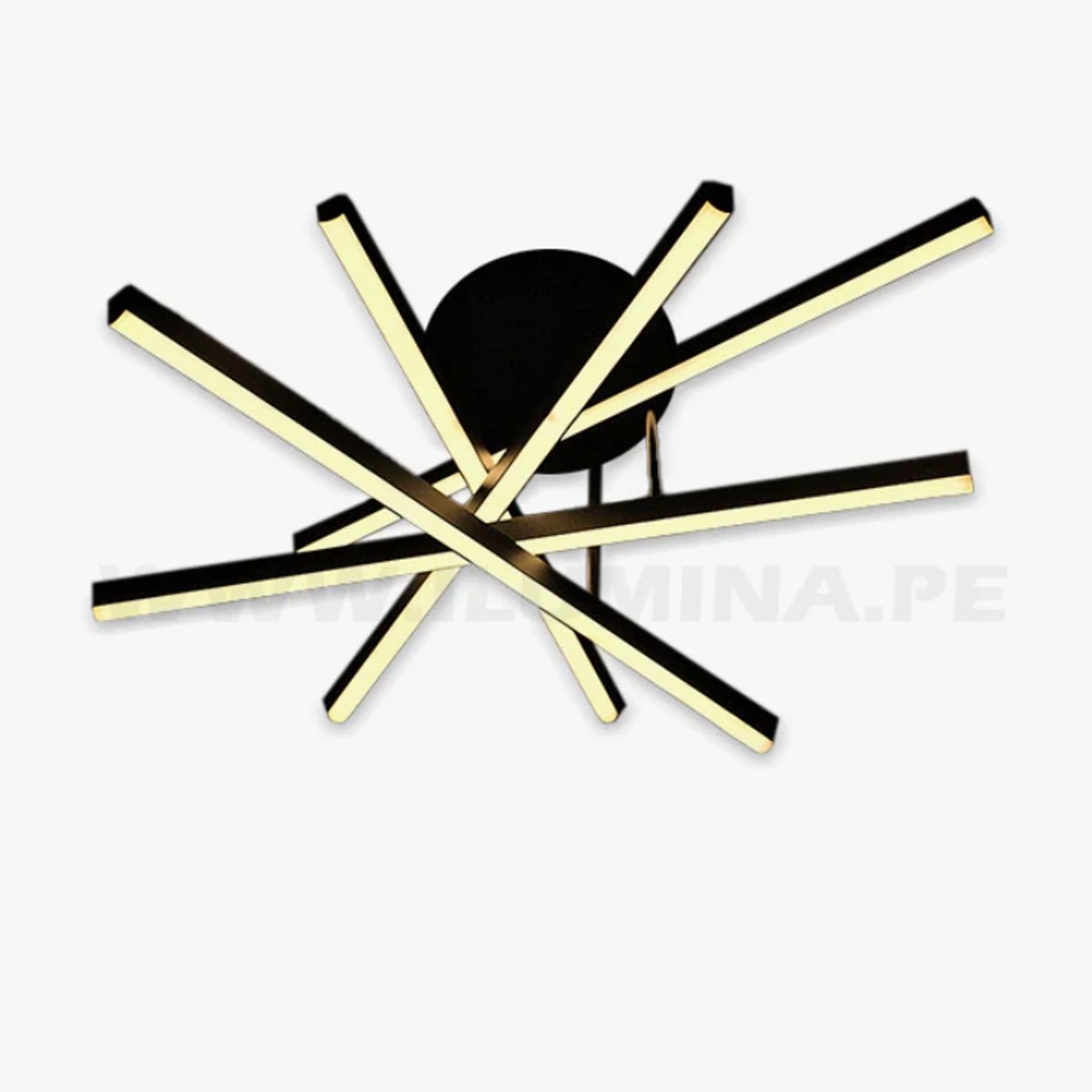 GENERICO - Lámpara de Techo 65W Led 3 en 1 Black