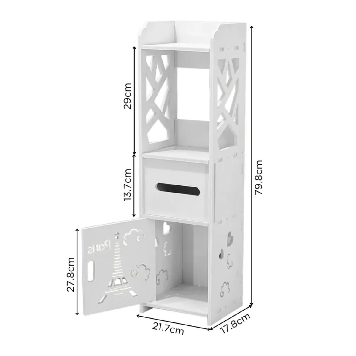 INSPIRA - Organizador Estante de Baño Porta Papel
