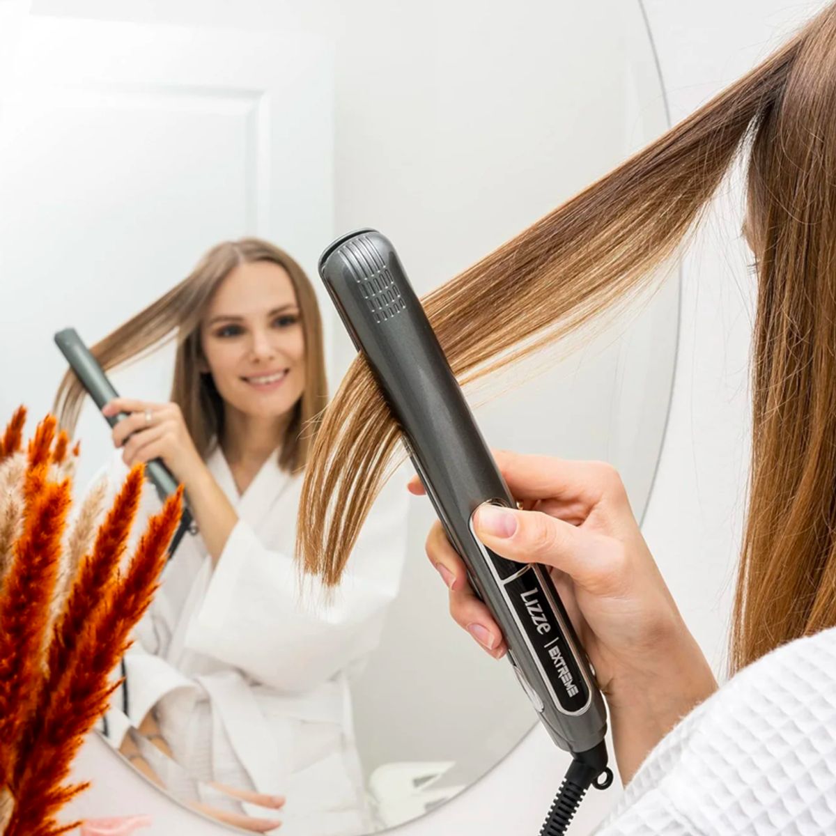 LIZZE - PLANCHA 480F Y SECADORA 2400W DE CABELLO LIZZE EXTREME + KIT PULIDOR