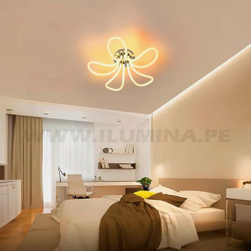 GENERICO - Lámpara de Techo 65W Led 3 en 1 Black