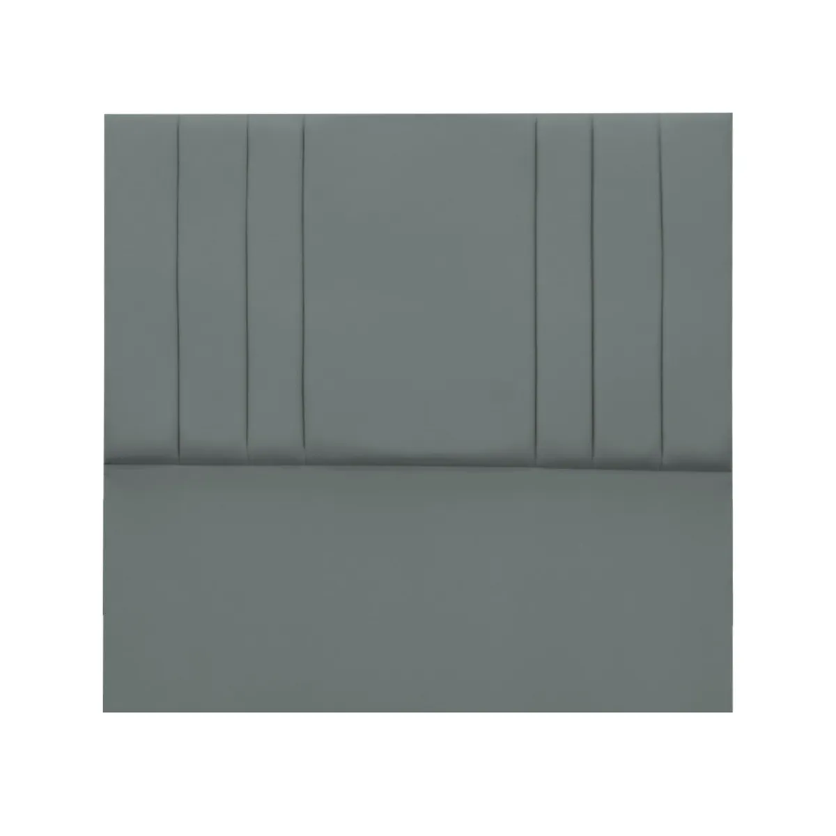 MUEBLES MACRUMO - Cama tapizada Alessia - 2 Plz - Color Gris oscuro