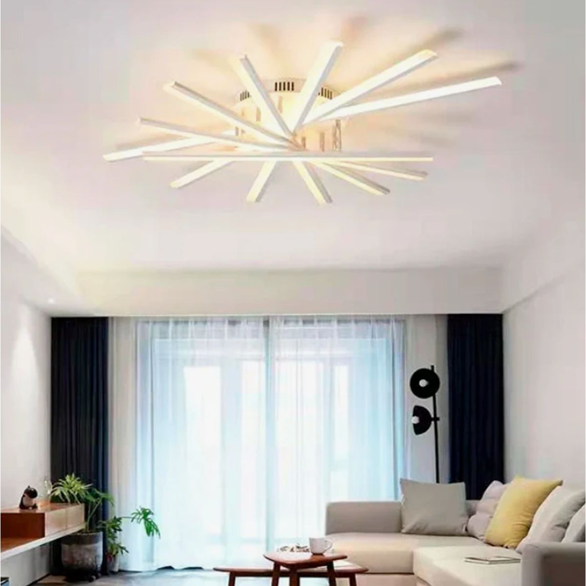 GENERICO - Lámpara de Techo 65W Led 3 en 1 White