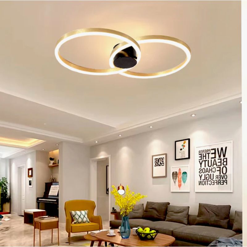 GENERICO - Lámpara de Techo 65W Led 3 en 1 Black