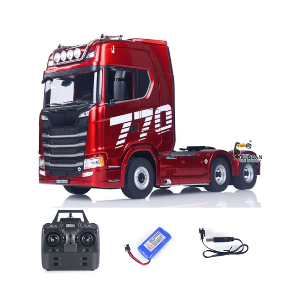 HUINA - Huina 1501 Camión Scania 770S a Control Remoto Escala 118