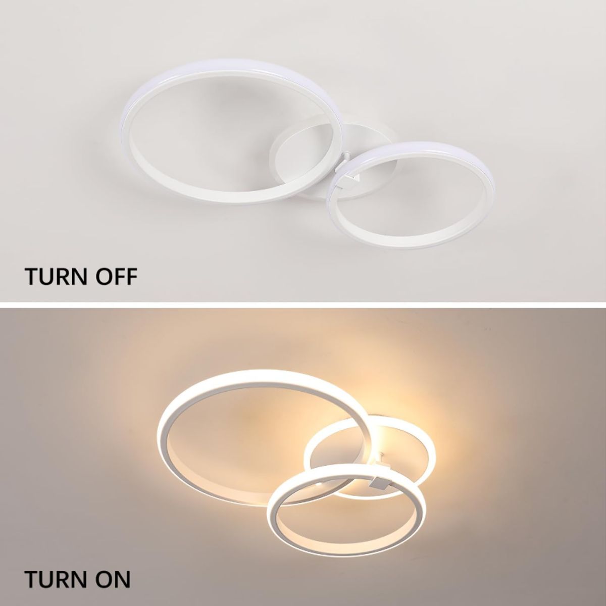 GENERICO - Lámpara de Techo 50W Led 3 en 1 White