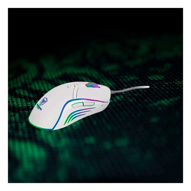 GENERICO - Pack6 Cursor Gamer para PC en Modelo GM813 en Color Blanco