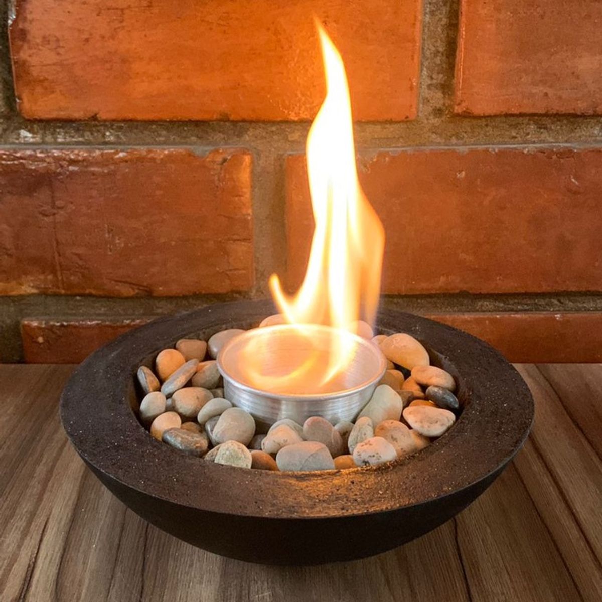 GENERICO - Fogón de Concreto Chimenea Portátil Ecológica Negro