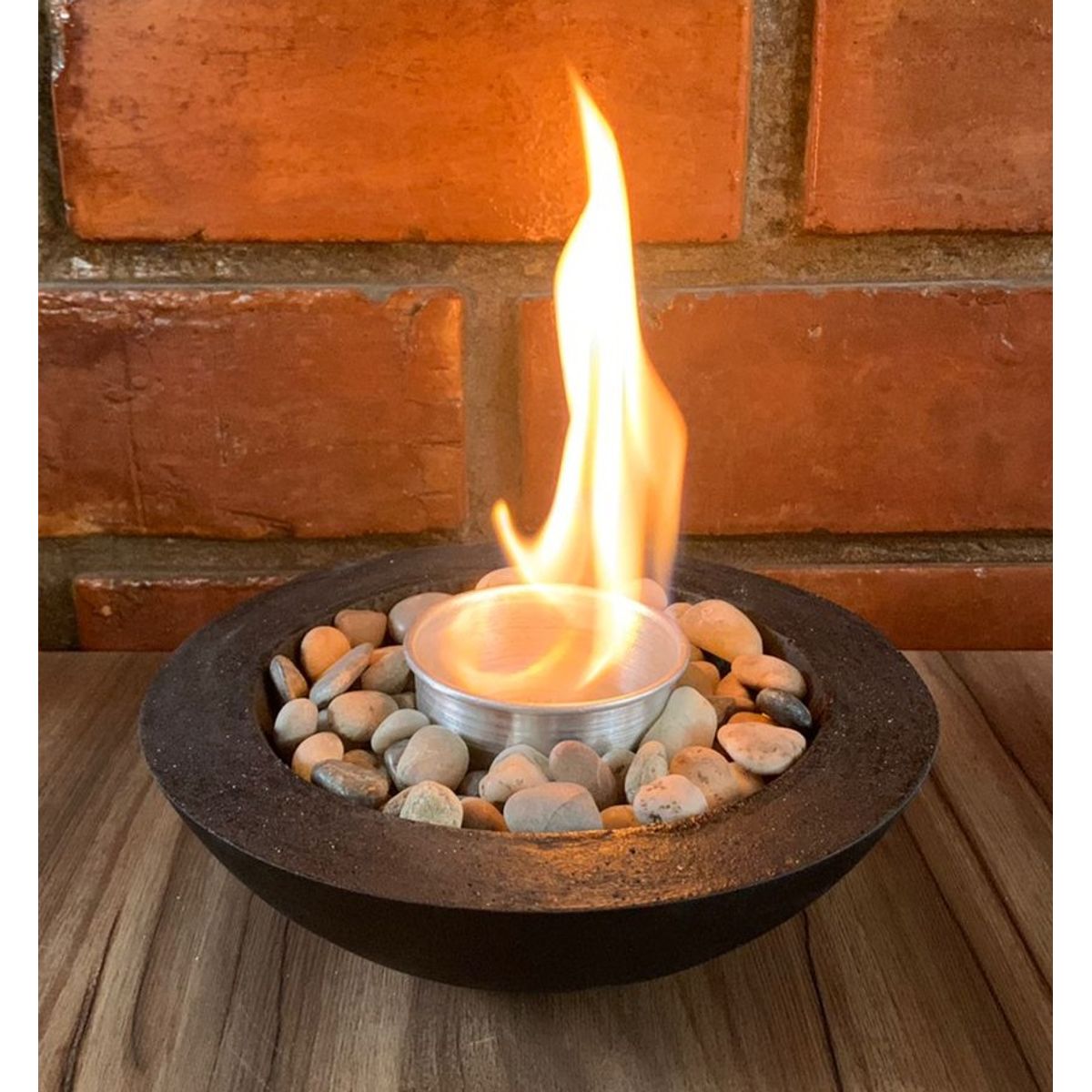 GENERICO - Fogón de Concreto Chimenea Portátil Ecológica Negro