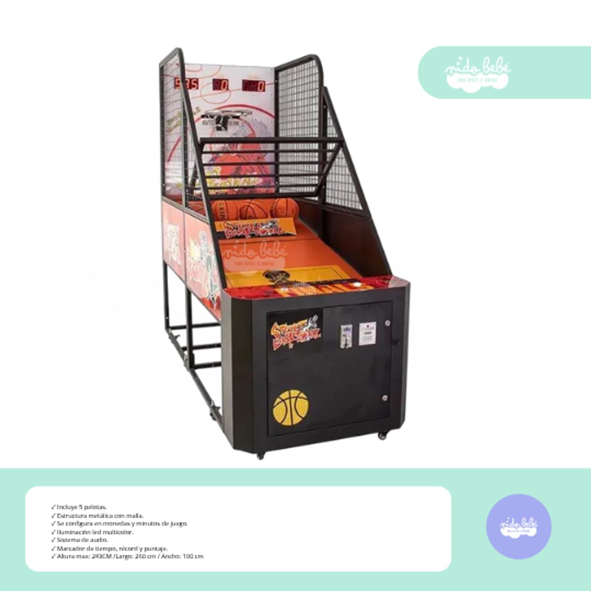 GENERICO - MÁQUINA DE JUEGOS BALONCESTO