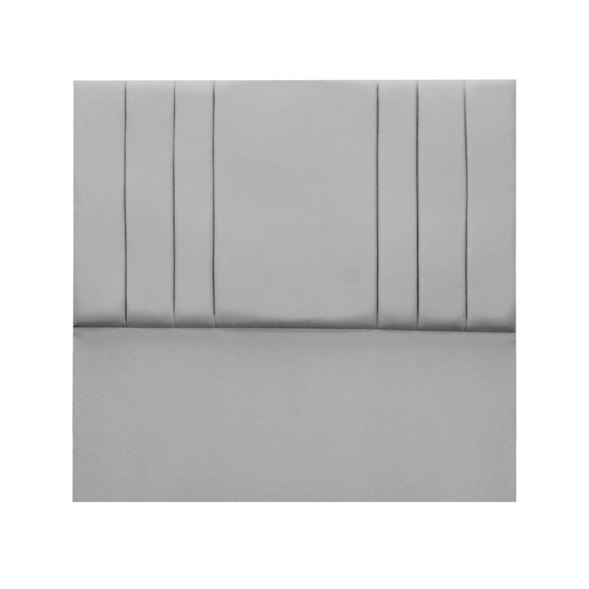 MUEBLES MACRUMO - Cama tapizada Alessia - Queen - Color Gris claro