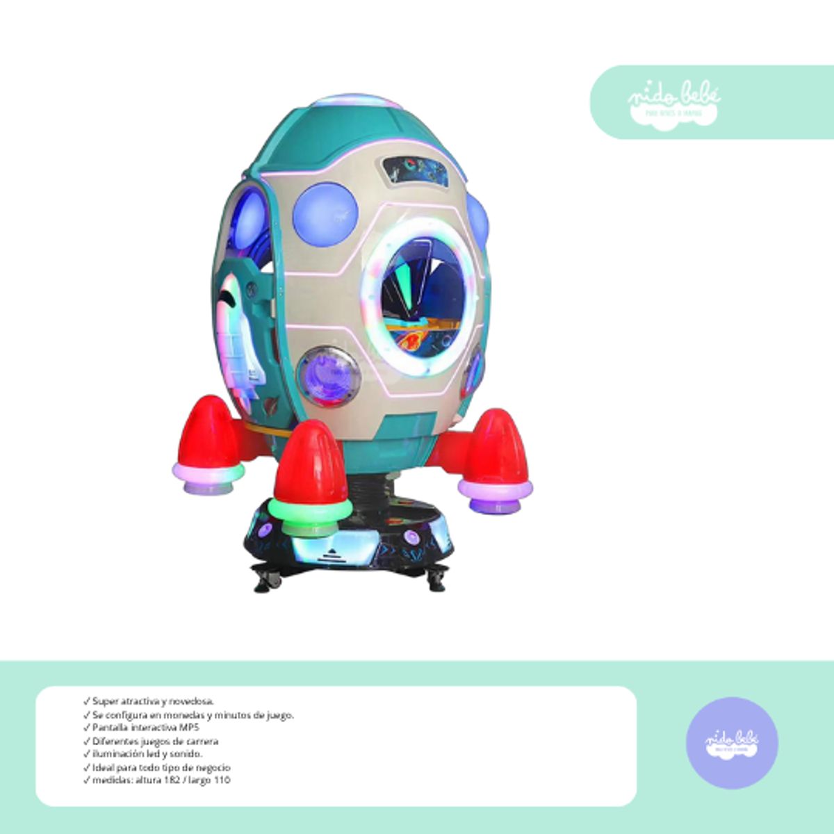 GENERICO - MÁQUINA DE JUEGOS NAVE ESPACIAL