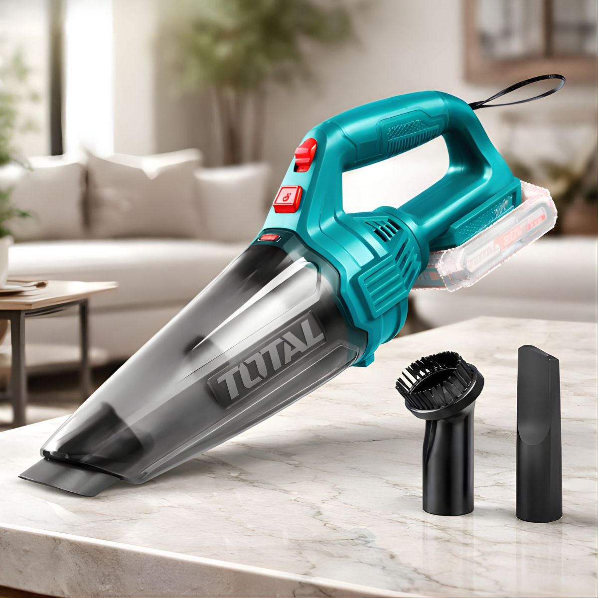 Aspiradora 0.5 litros 20v Total, marca Total Tools - Foto 2