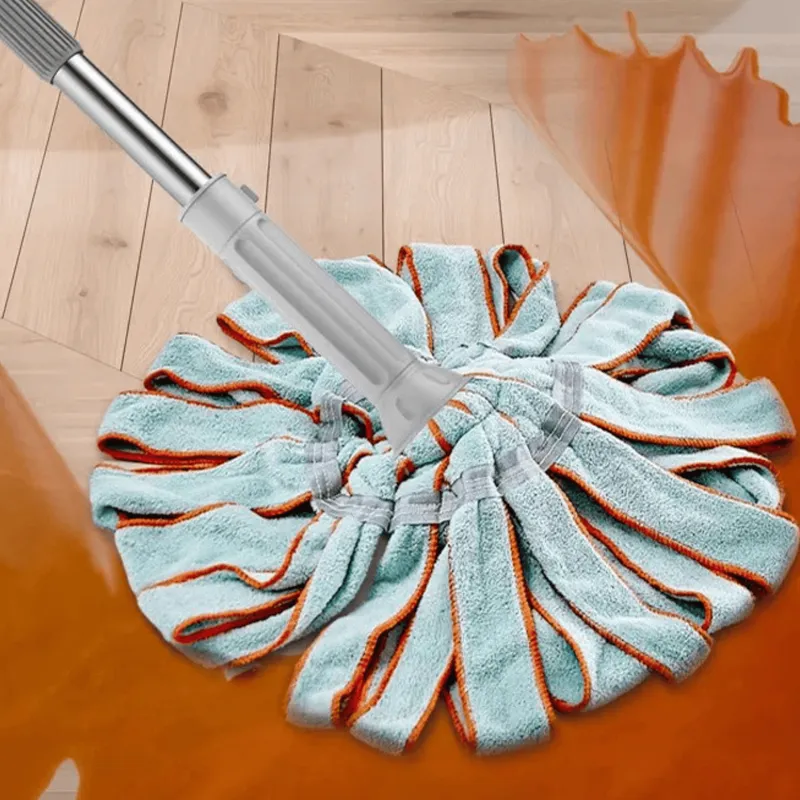 GENERICO - TRAPEADOR DE CERDAS CON MICROFIBRA CON CABEZAL REEMPLAZABLE