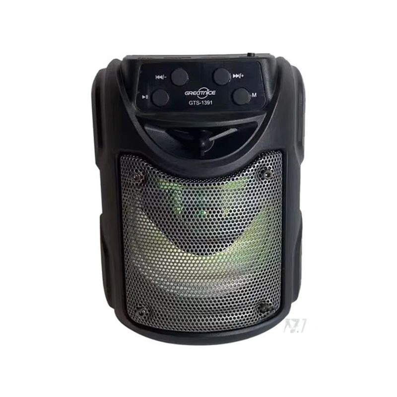 GENERICO - Parlante con Soporte de Celular Practico en Negro