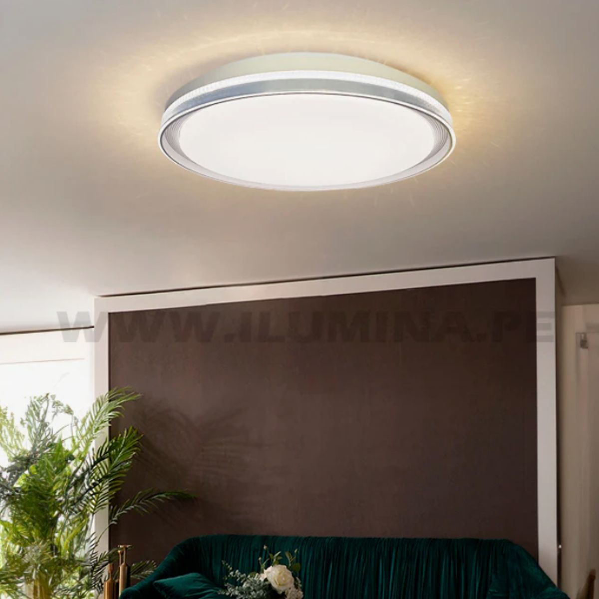 GENERICO - Lámpara de Techo 30W Led 3 en 1 White