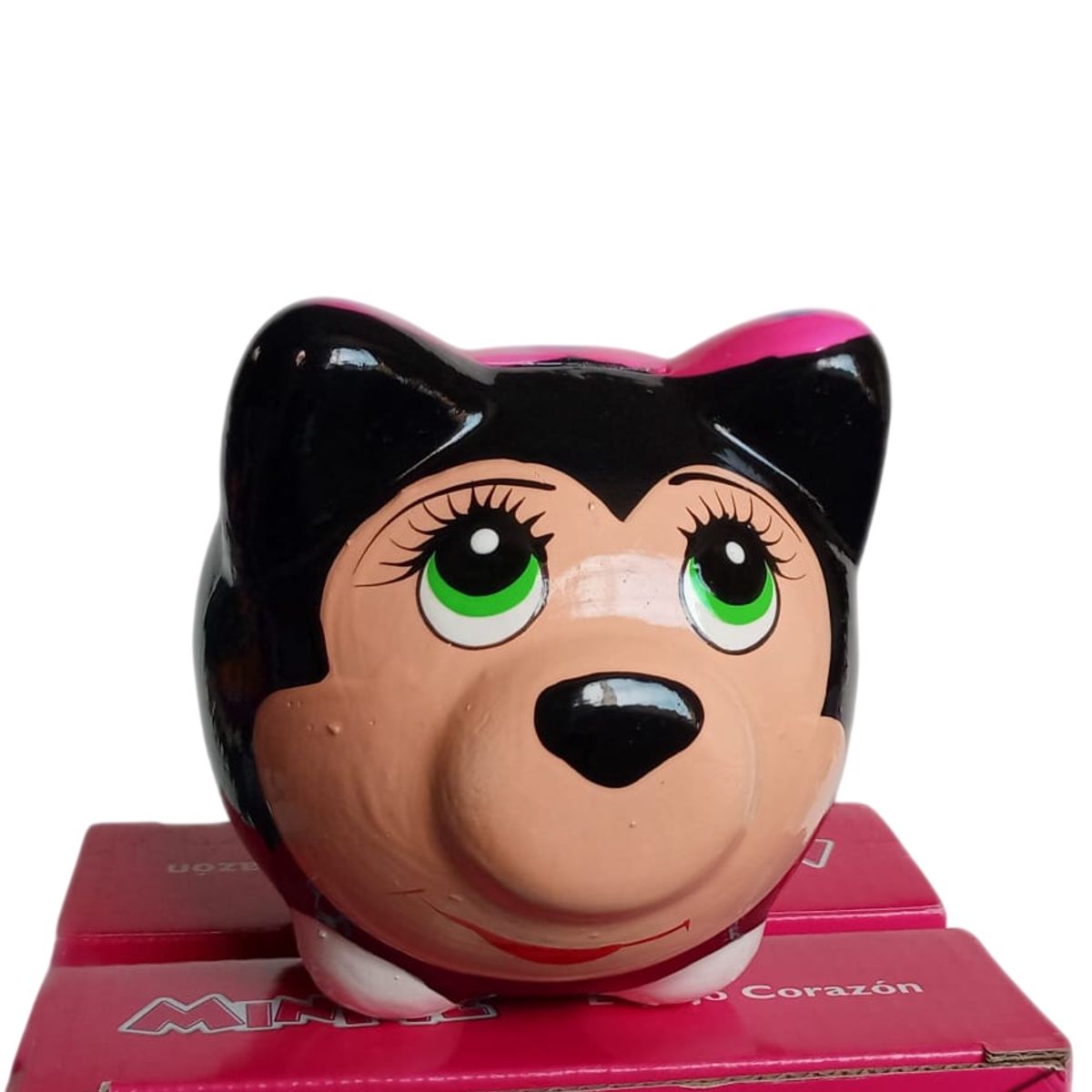GENERICO - Alcancía decorativa con diseño de cerdito disfrazado