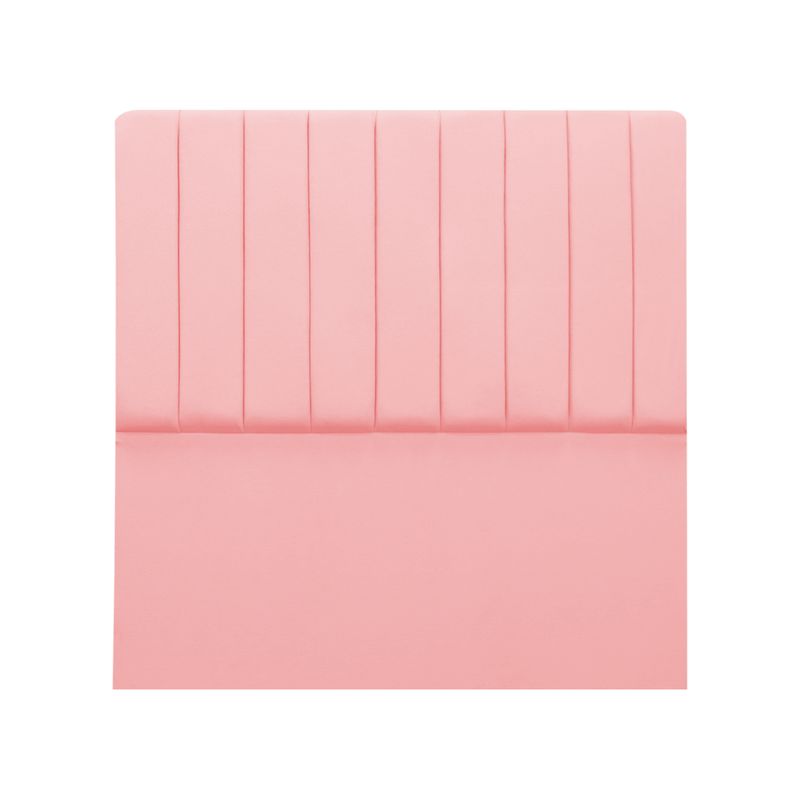 MUEBLES MACRUMO - Cama tapizada Calisia - 1.5 Plz - Color Rosado