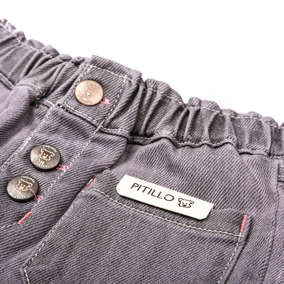 PILLIN - Jeans Bebé Niña PVV707GRI3M