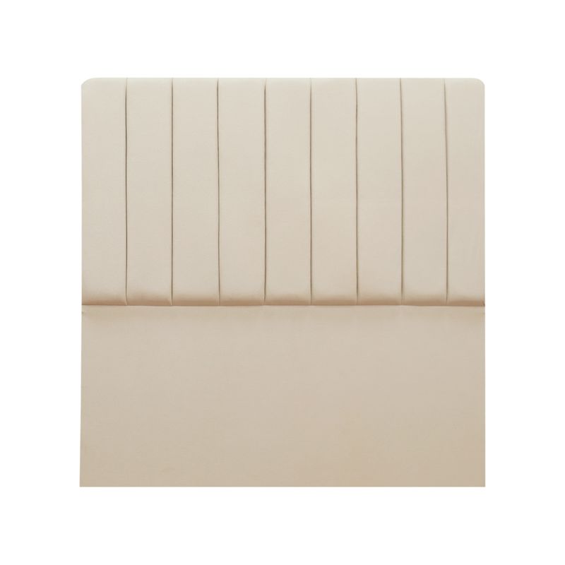 MUEBLES MACRUMO - Cama tapizada Calisia - 2 Plz - Color Beige claro