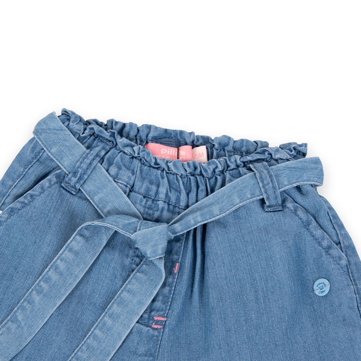 PILLIN - Pantalón Bebe Niña PVA708-24DEN3M