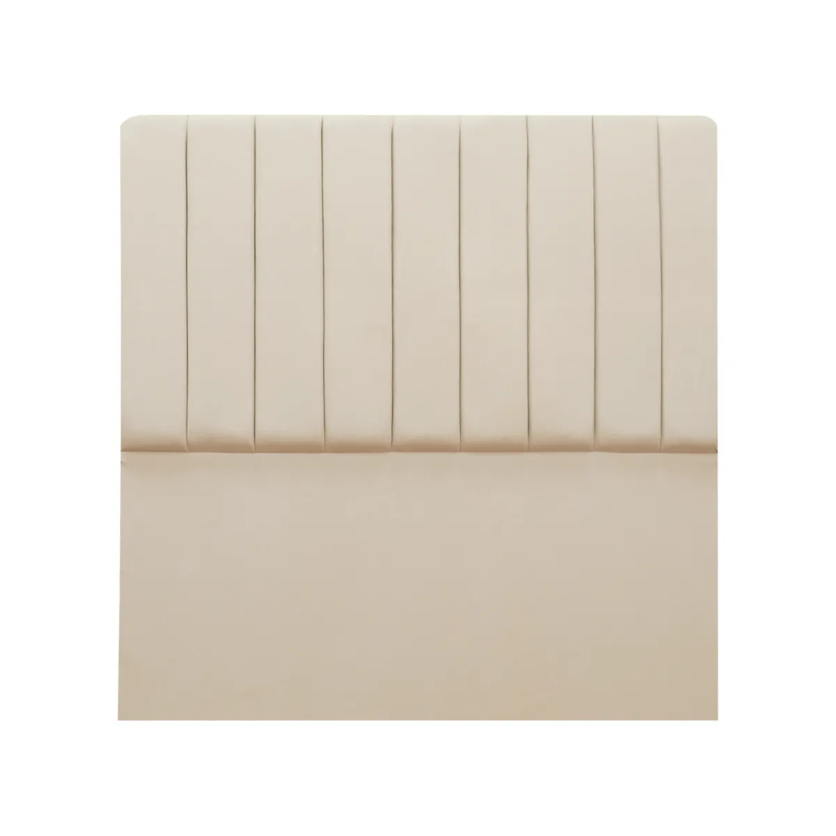 MUEBLES MACRUMO - Cama tapizada Calisia - Queen - Color Beige claro