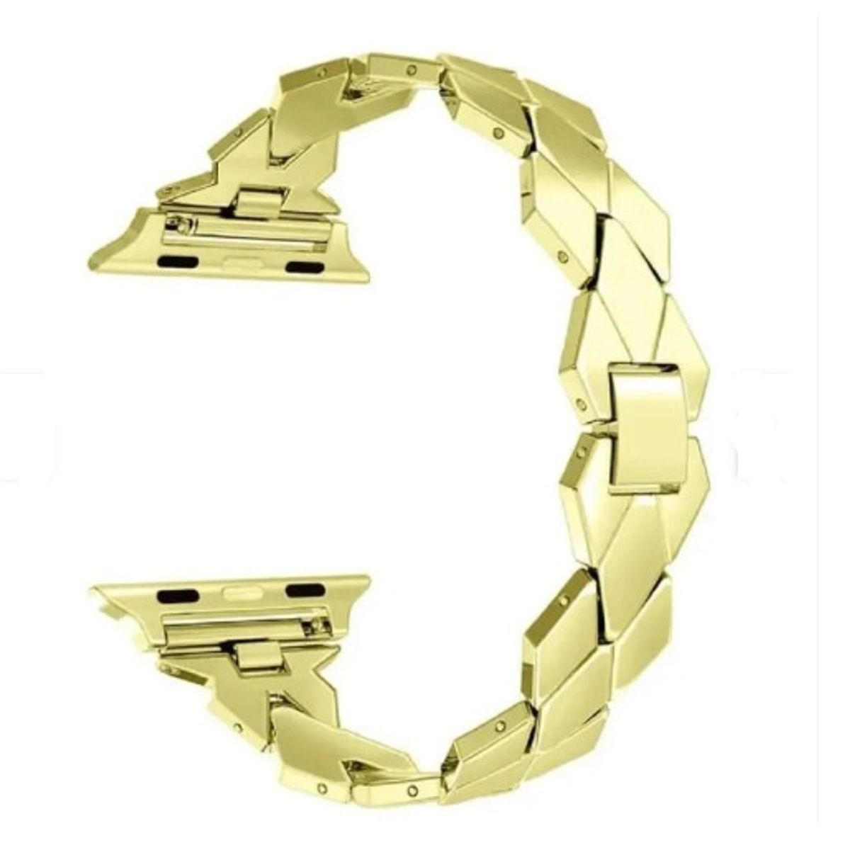 GENERICO - Correa Acero GLAM para Apple Watch 44mm - DORADO