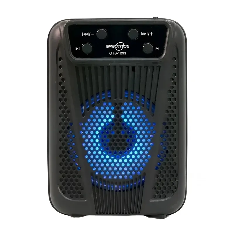 GENERICO - Parlante con Diametro de 3 Pulgadas con Control Color Negro