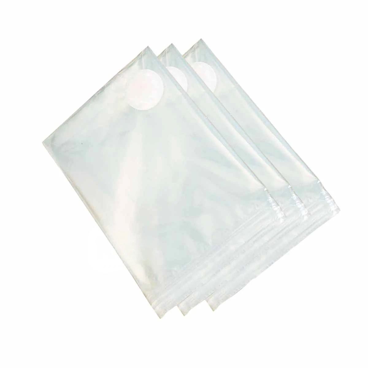 GENERICO - Pack6 Bolsa Comprimible con Tapa Y+Regalo Stickers