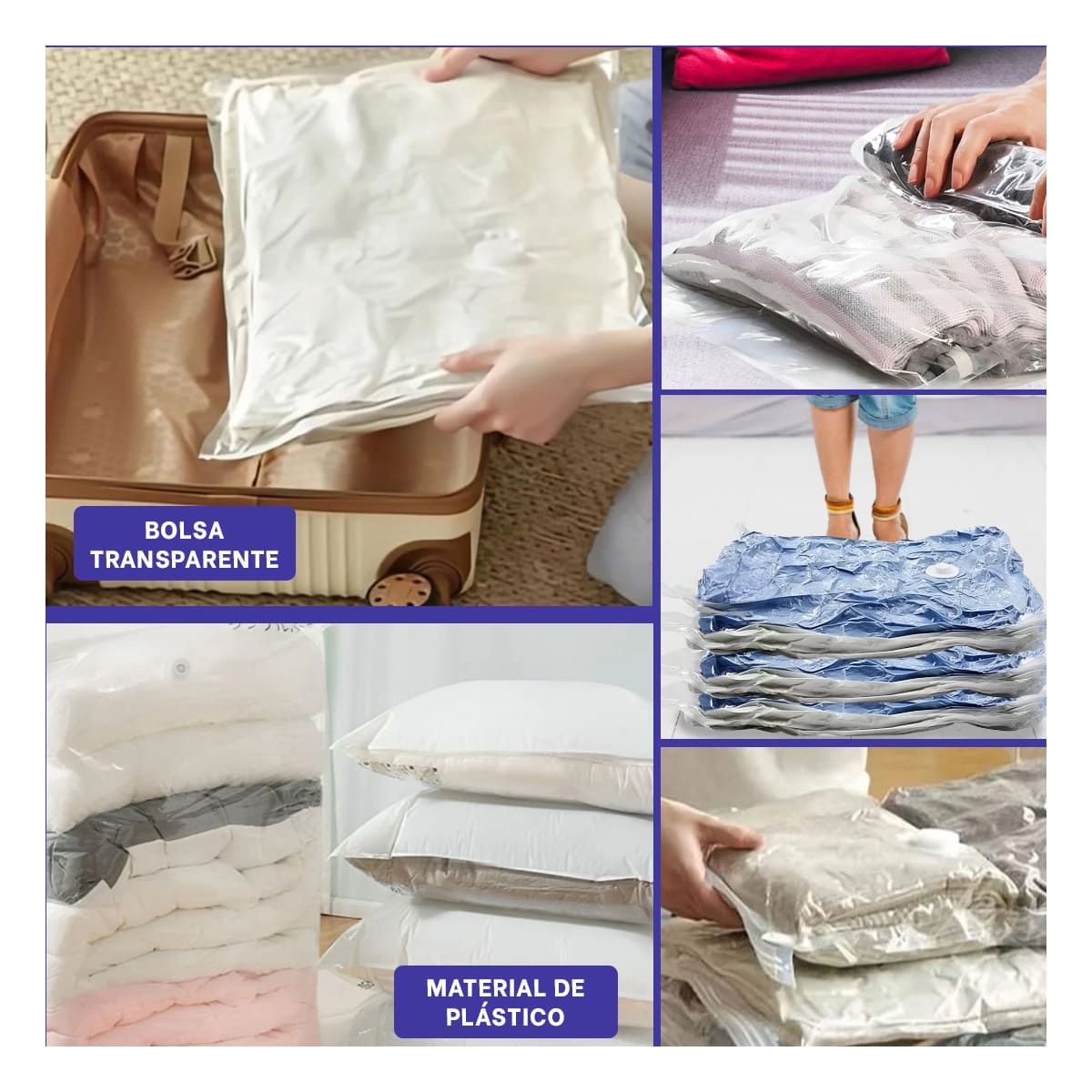 GENERICO - Pack2 Bolsa de Almacenamiento y Cierre Y+Regalo Agendita