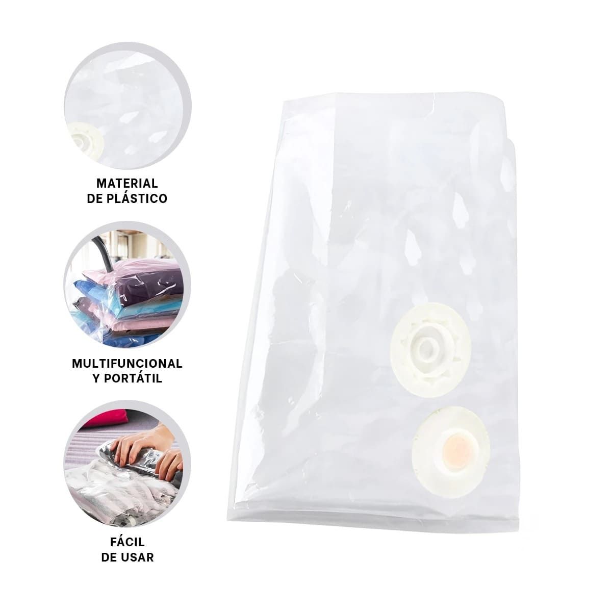 GENERICO - Pack4 Empaque Sellado para Almacenamiento Y+Papel de Regalo