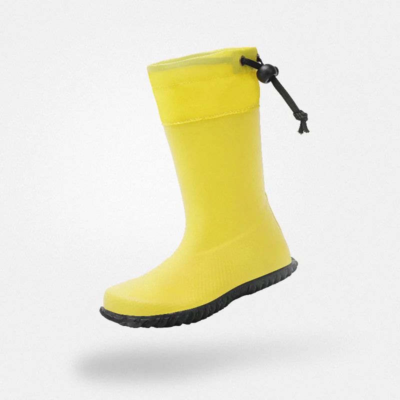 SAGUARO - Saguaro - Bota Niños Lluvia Barefoot Brisk Ⅰ - Amarillo
