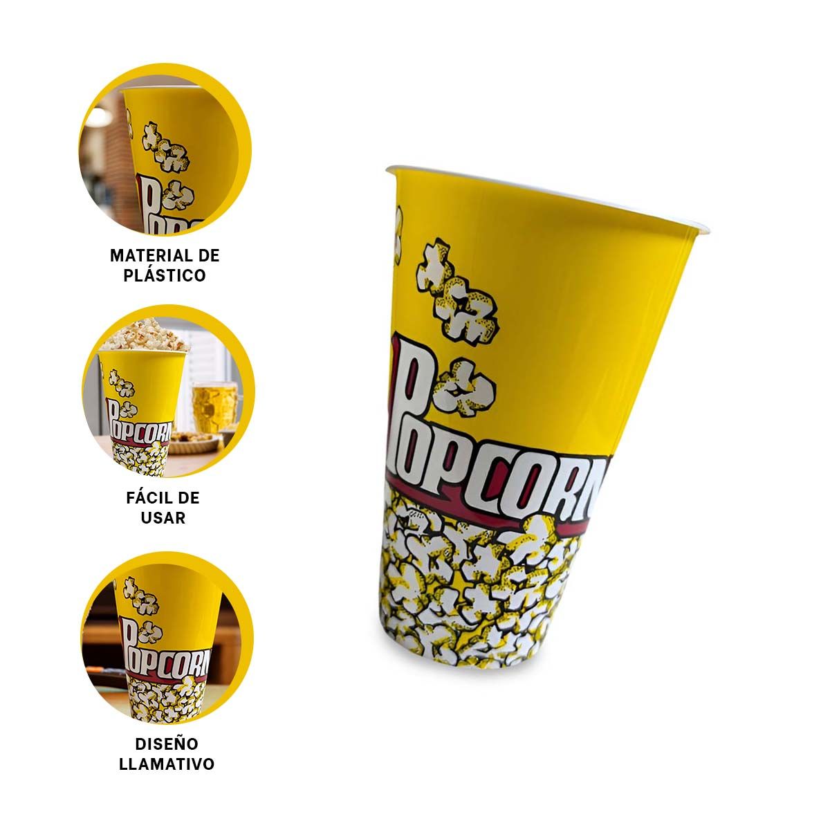 GENERICO - Pack2 Cubeta Limpia en Amarillo Y+Banderitas Adhesivas