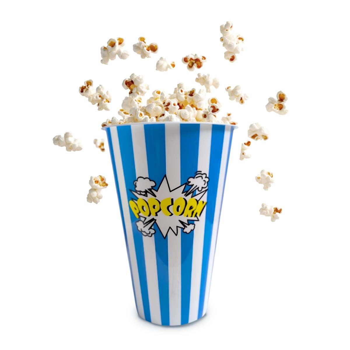 GENERICO - Pack2 Cubeta Almacenadora en Azul Y+Banderitas Adhesivas