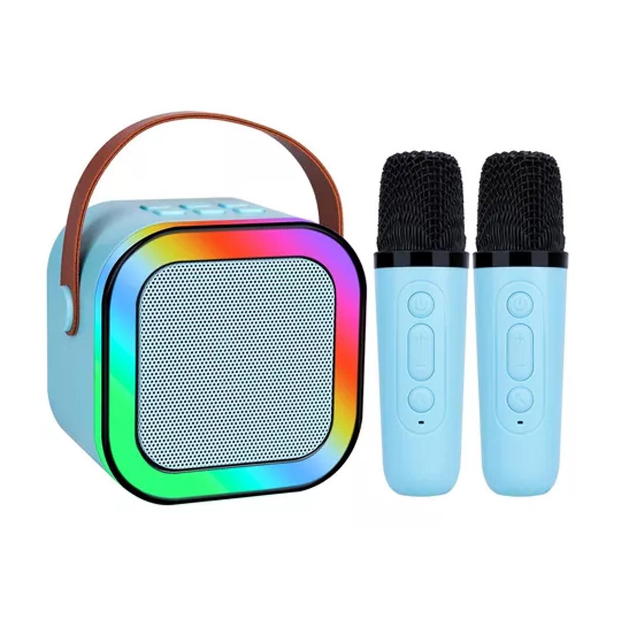 GENERICO - Pack2 Parlante con Micro Wireless Celeste Y+Regalo Agendita