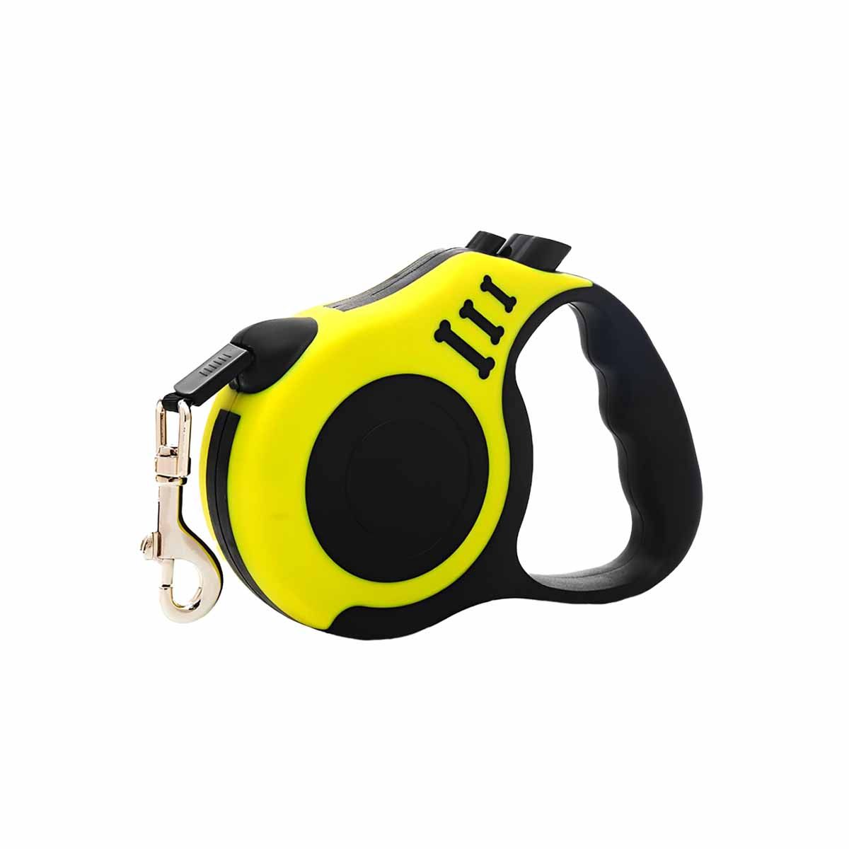 GENERICO - Pack6 Soga Retractil de 3 m en Amarillo Y+Regalo Agendita