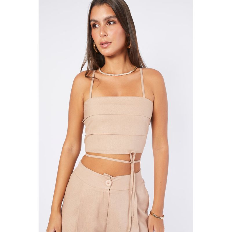 BANATY - TOP LINO ROMINA DE MUJER