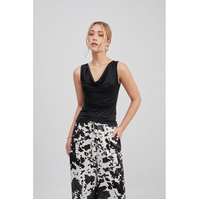 BANATY - TOP BOULEVARD DEMI SIN MANGA DE MUJER