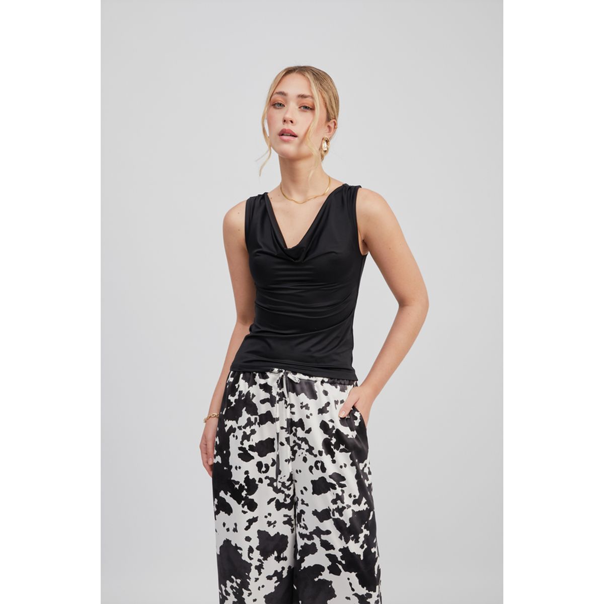 BANATY - TOP BOULEVARD DEMI SIN MANGA DE MUJER