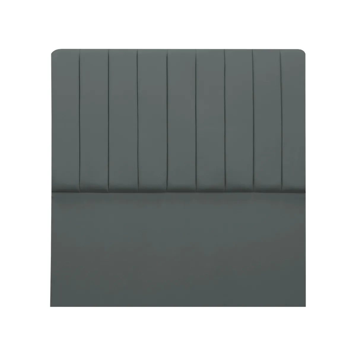 MUEBLES MACRUMO - Cama tapizada Calisia King 2 tarimas Color Gris oscuro