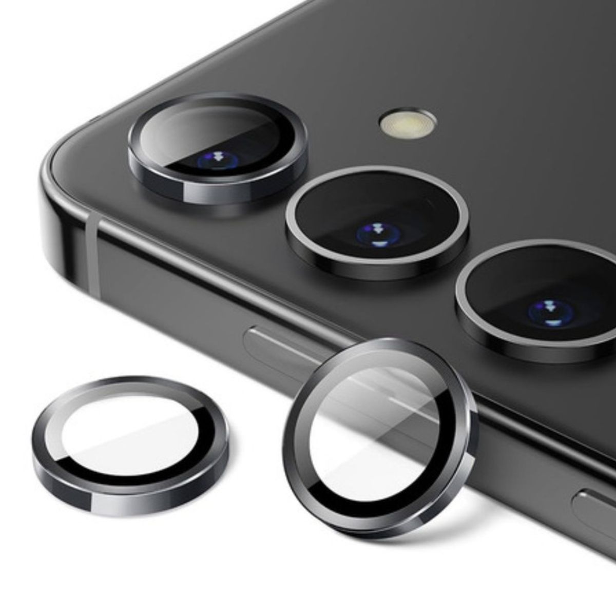 GENERICO - Mica de Camara Individual Para Samsung A25 - Negro