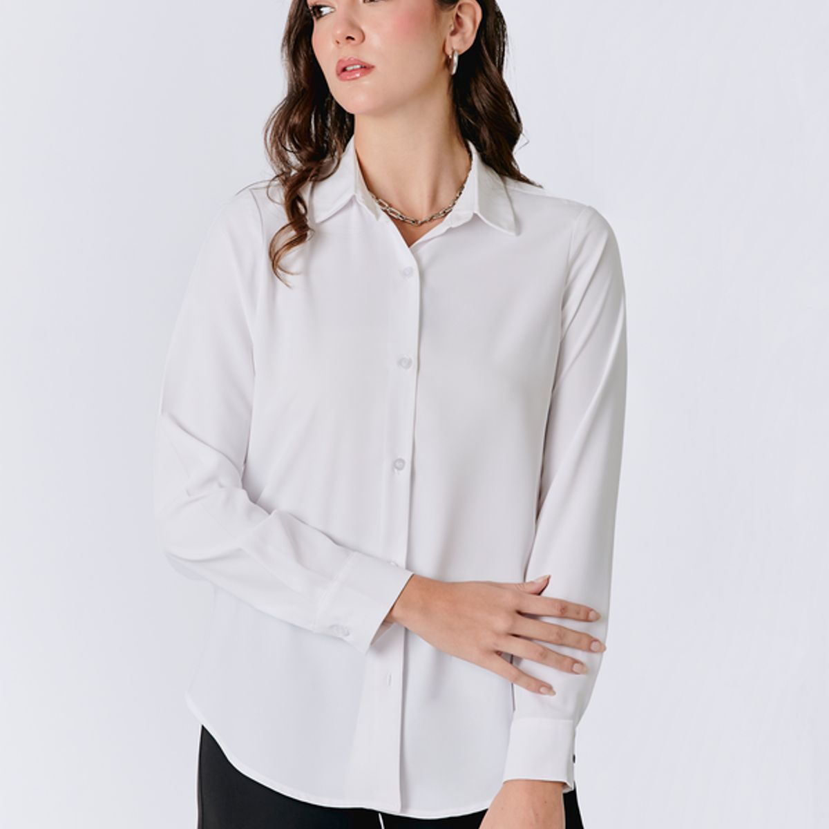 BANATY - BLUSA CASUAL LORENA MANGA LARGA DE MUJER