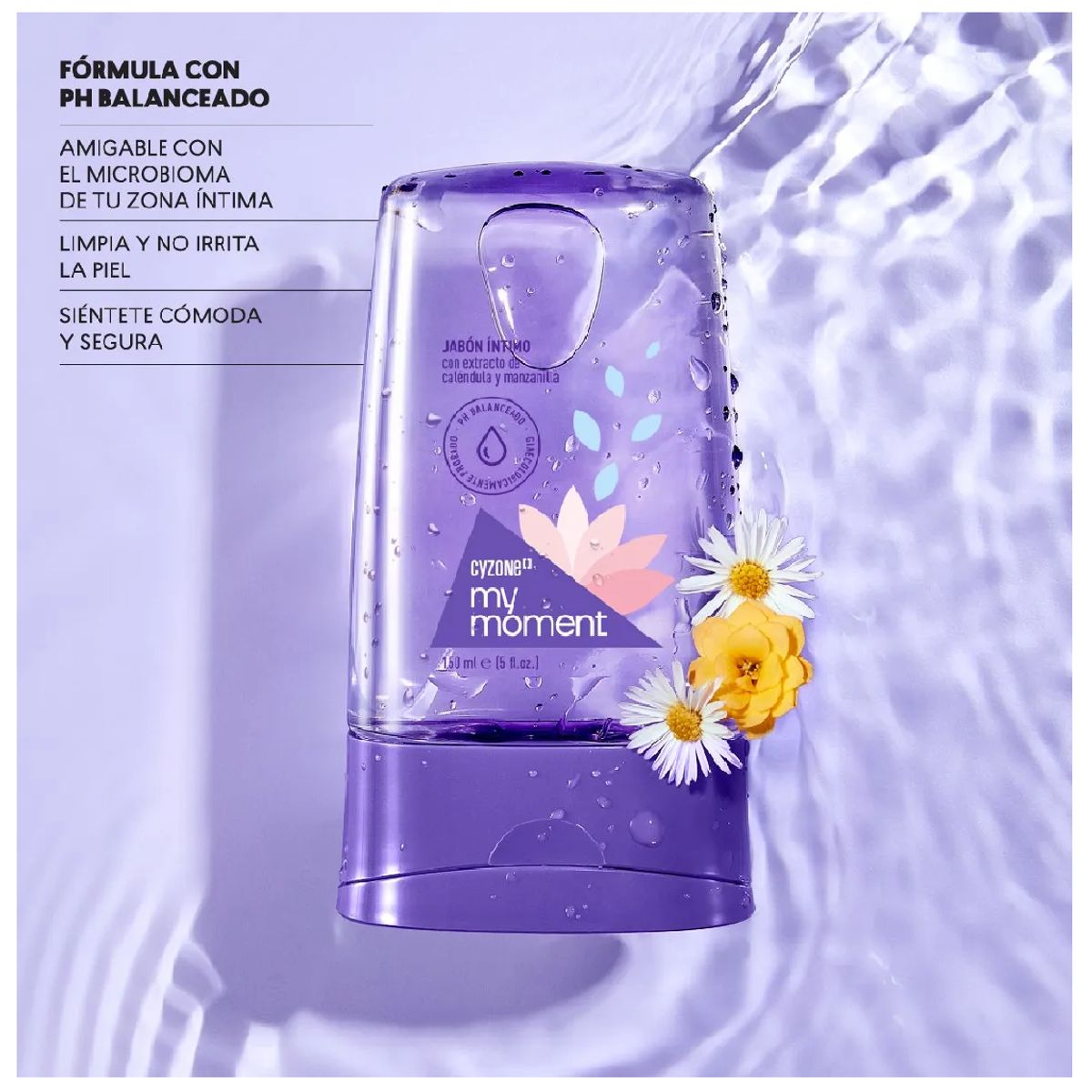 CYZONE - Jabón íntimo para mujer My Moment