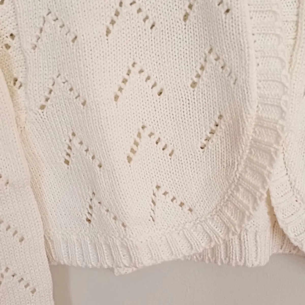 GENERICO - BOLERO CALADO NIÑA CHAQUETA CORTA